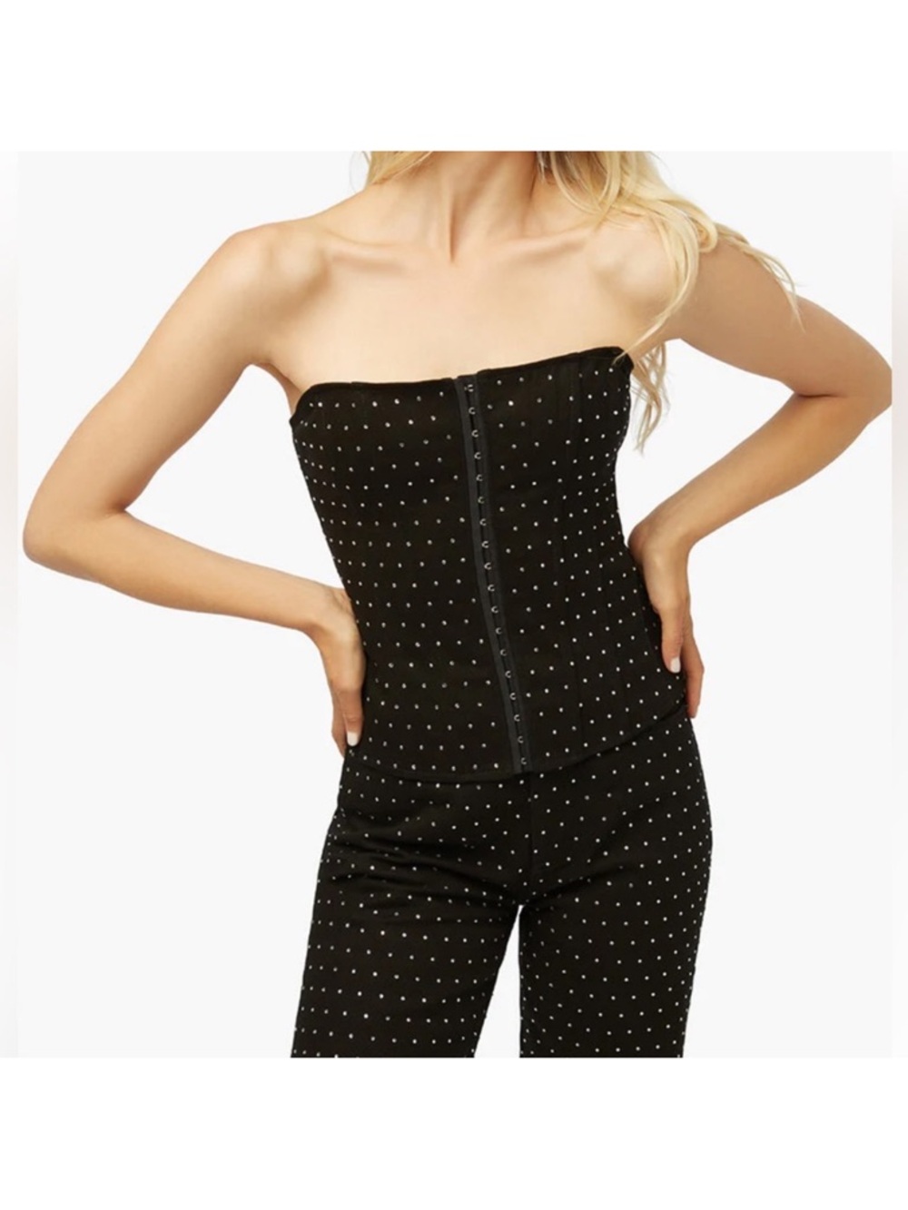 WeWoreWhat Sequin Denim Set